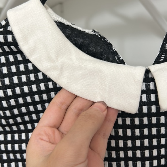 Peter Pan collar, retro style crop top - Picture 2 of 4